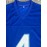 Men's #4 Blue American Football Jersey - V-Neck, 