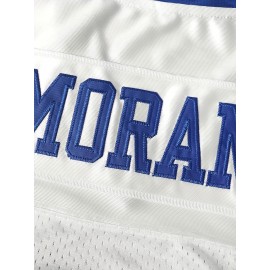 Men'S #7 White American Football Jersey - Breathable, Embroidered V-Neck Rugby Sweatshirt For Parties & Sports, SizS--XXXL