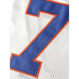 Men'S #7 White American Football Jersey - Breathable, Embroidered V-Neck Rugby Sweatshirt For Parties & Sports, SizS--XXXL