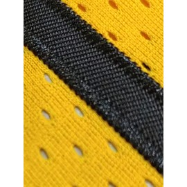 Men's #36 Breathable Rugby Jersey - V-Neck Short Sleeve Embroidered American Football Shirt with Bold Stripes, Loose Fit for Training, Matches & Casual Wear | All-Season Comfort, Machine Washable, Durable Sportswear