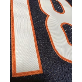 Men'S #18 Deep Blue Rugby Jersey - Embroidered, V-Neck, Casual Sport Top for Training & Competition, Team Sports, Casual Wear, Team Sports Jersey | Casual Sportswear | Embroidered Jersey