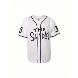 Men's Retro Baseball Jersey #30 - Embroidered 