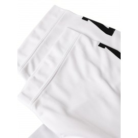 Men's #7 Embroidered Soccer Jersey - Breathable V-Neck, Casual Sports Shirt for Outdoor Activities & Parties, Sizes S-XXXL