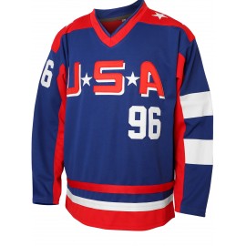 Men'S Ice Hockey Sweatshirt # 96 Is Suitable For Competition Training, Christmas And Halloween Team Sports S-XXXL
